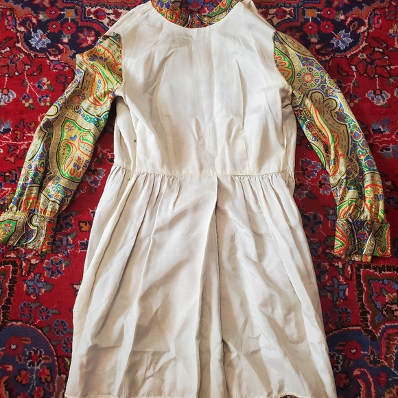Vintage Leo Narducci 60s Paisley Mini Dress - Picture 13 of 15